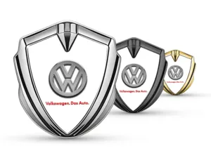 VW Metal Domed Emblem Customizable Force Style